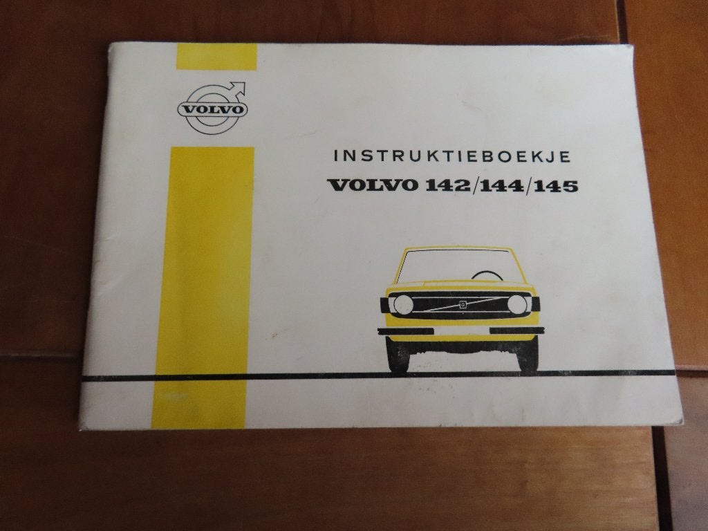 Instructieboek Volvo 142, 144, 145 1972 blanco eigenaarsblad, Ophalen of Verzenden