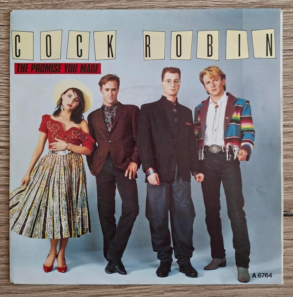 Cock Robin single The Promise You Made, Gebruikt, 7 inch, Single, Ophalen of Verzenden