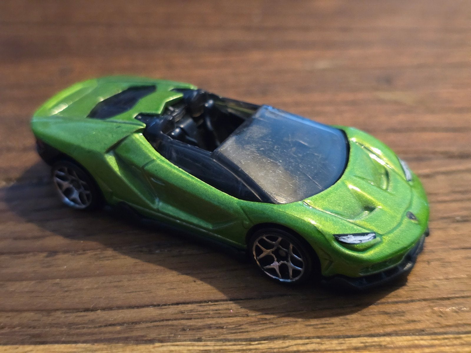 Hot Wheels '18 Lamborghini Centenario Roadster Groen, Ophalen of Verzenden