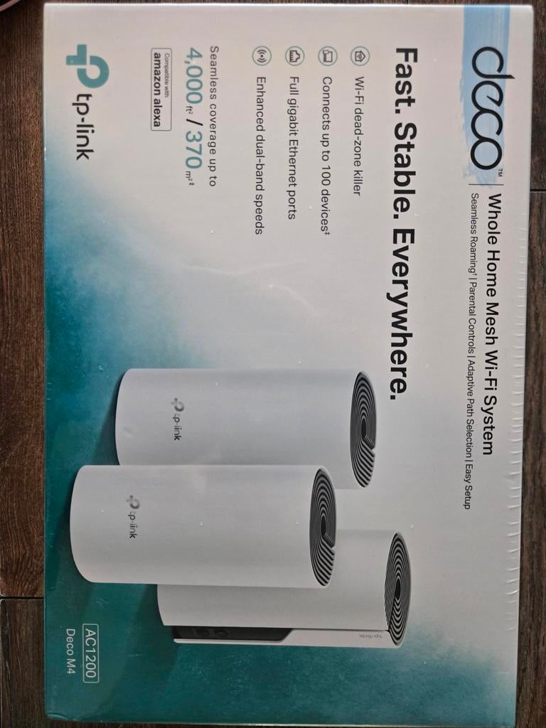 Ziggo TP-Link Deco M4 Mesh WiFi Systeem AC1200, Ophalen of Verzenden, Nieuw, Tp-link, deco m4