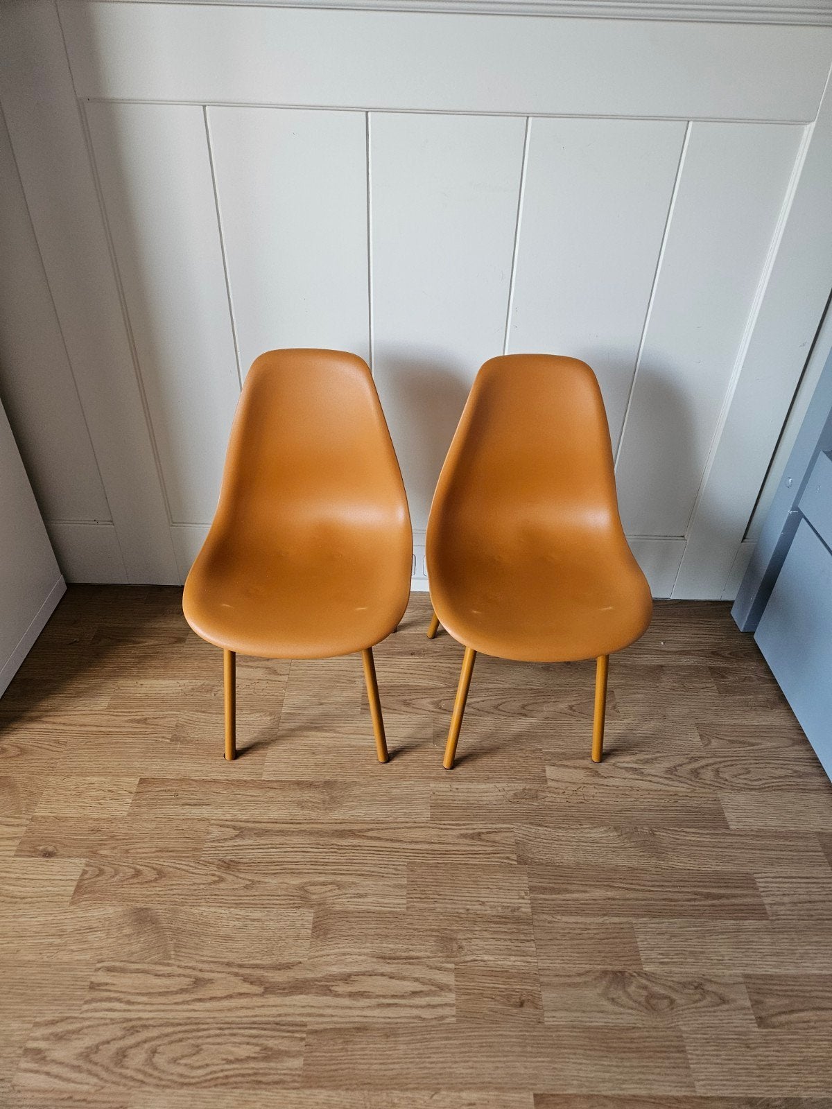 twee oker gele kinder stoeltjes van kwantum, Kinderen en Baby's, Kinderkamer | Tafels en Stoelen, Ophalen of Verzenden, Gebruikt