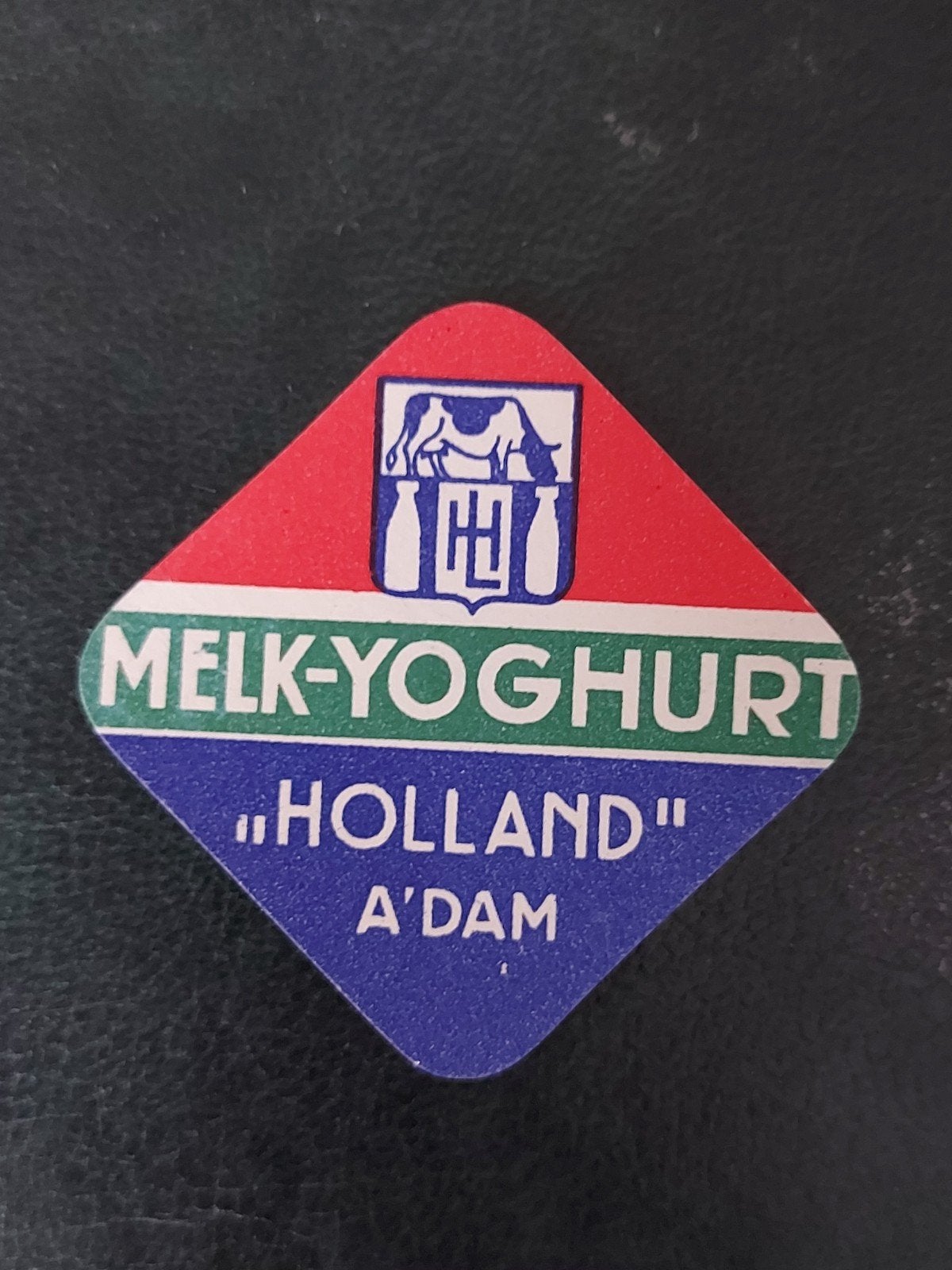 Sluitzegel Melkinrichting HOLLAND  A'dam Melk Yoghurt Zuivel, Verzamelen, Merken en Reclamevoorwerpen, Verzenden, Overige typen