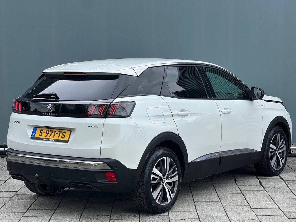 Peugeot 3008 BWJ 2023 | 1.6 HYbrid 225PK Allure Pack Bus | T, Auto's, Leder en Stof, Wit, Origineel Nederlands, Bedrijf