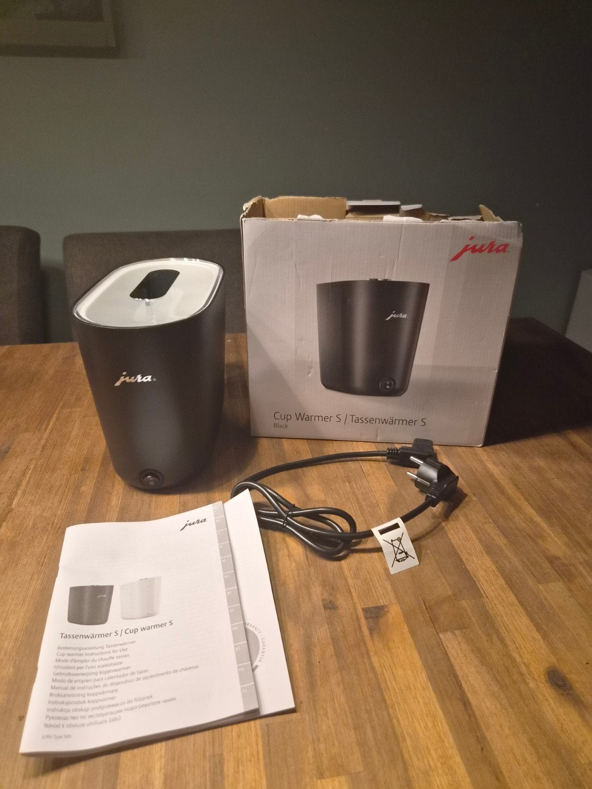 Jura Cup Warmer S  (als nieuw) - kopjes warmer S (Zwart), Witgoed en Apparatuur, Ophalen of Verzenden, Zo goed als nieuw