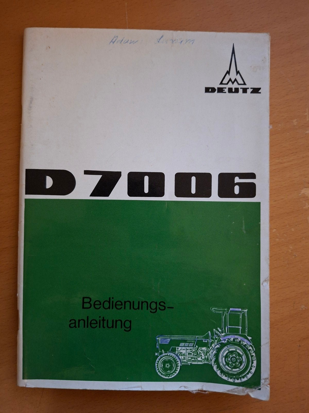 Bedieningshandleiding Deutz D7006, Ophalen of Verzenden, Gelezen, Tractor en Landbouw