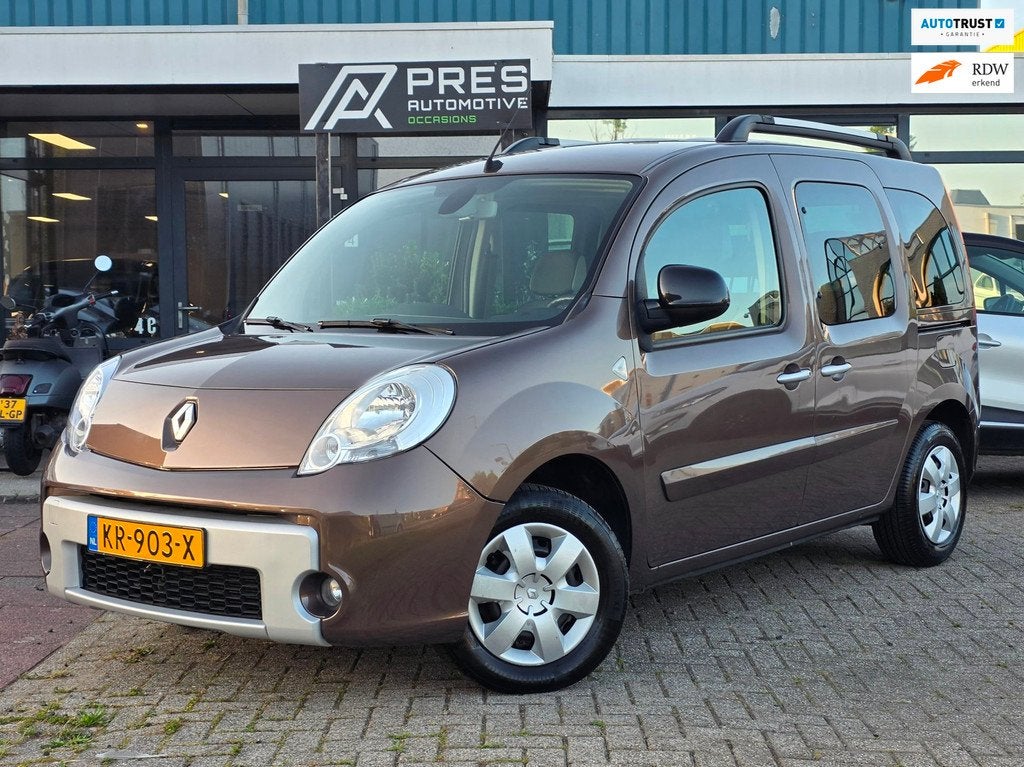 Renault Kangoo Family 1.6-16V Privilège |AUTOMAAT|NAVI|CLIM, Auto's, Stof, Gebruikt, 1295 kg, 4 cilinders