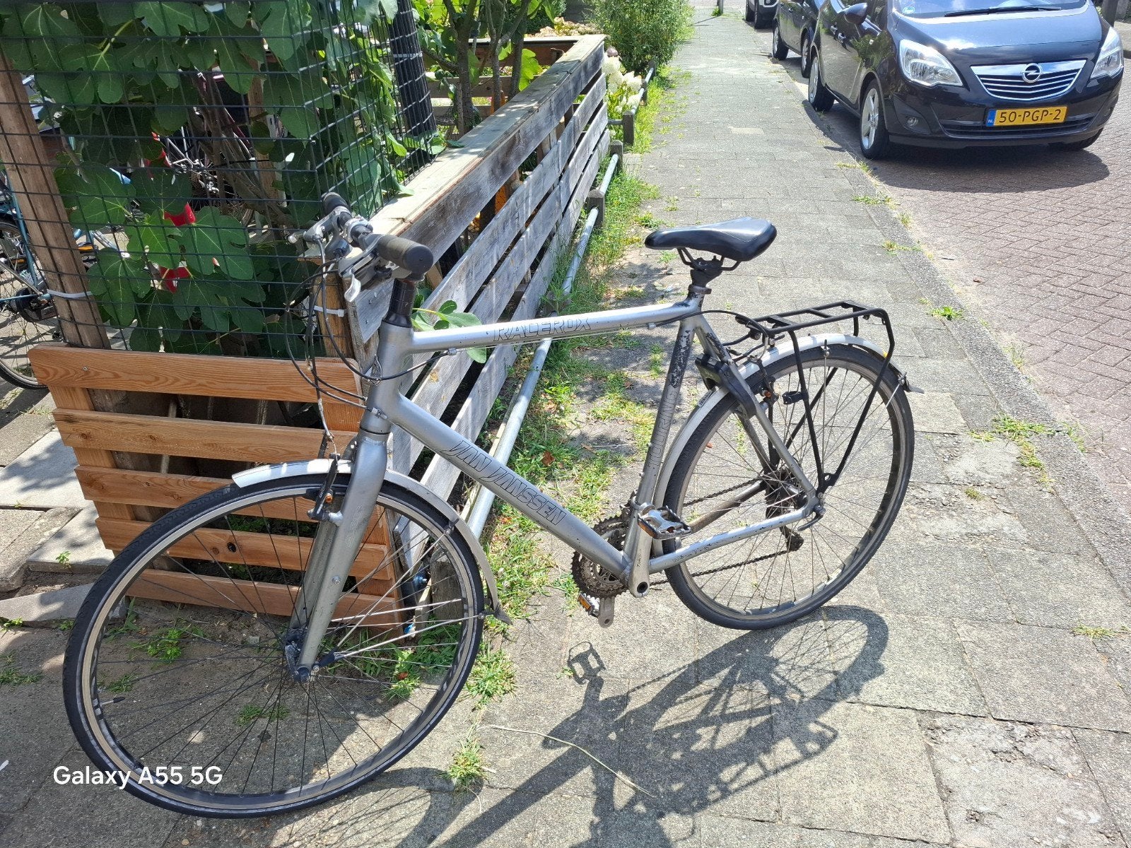 heren fiets, Fietsen en Brommers, Fietsen | Heren | Herenfietsen, Versnellingen, Zo goed als nieuw, 57 tot 61 cm, Ophalen