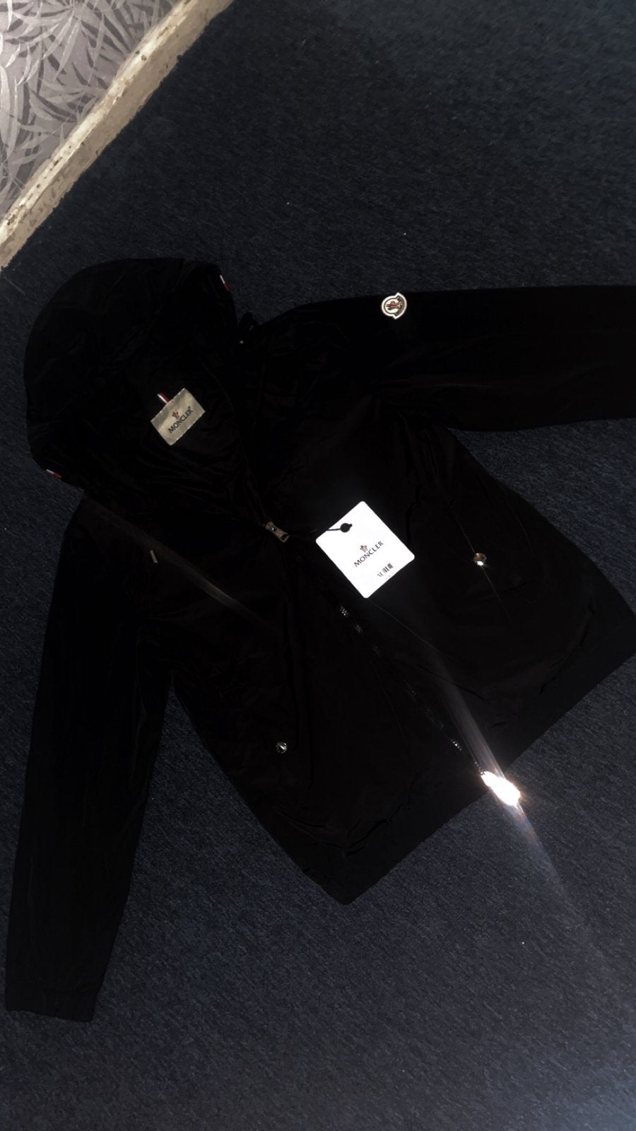 Moncler jas zwart maat M, Ophalen of Verzenden, Nieuw, Maat 48/50 (M), Zwart