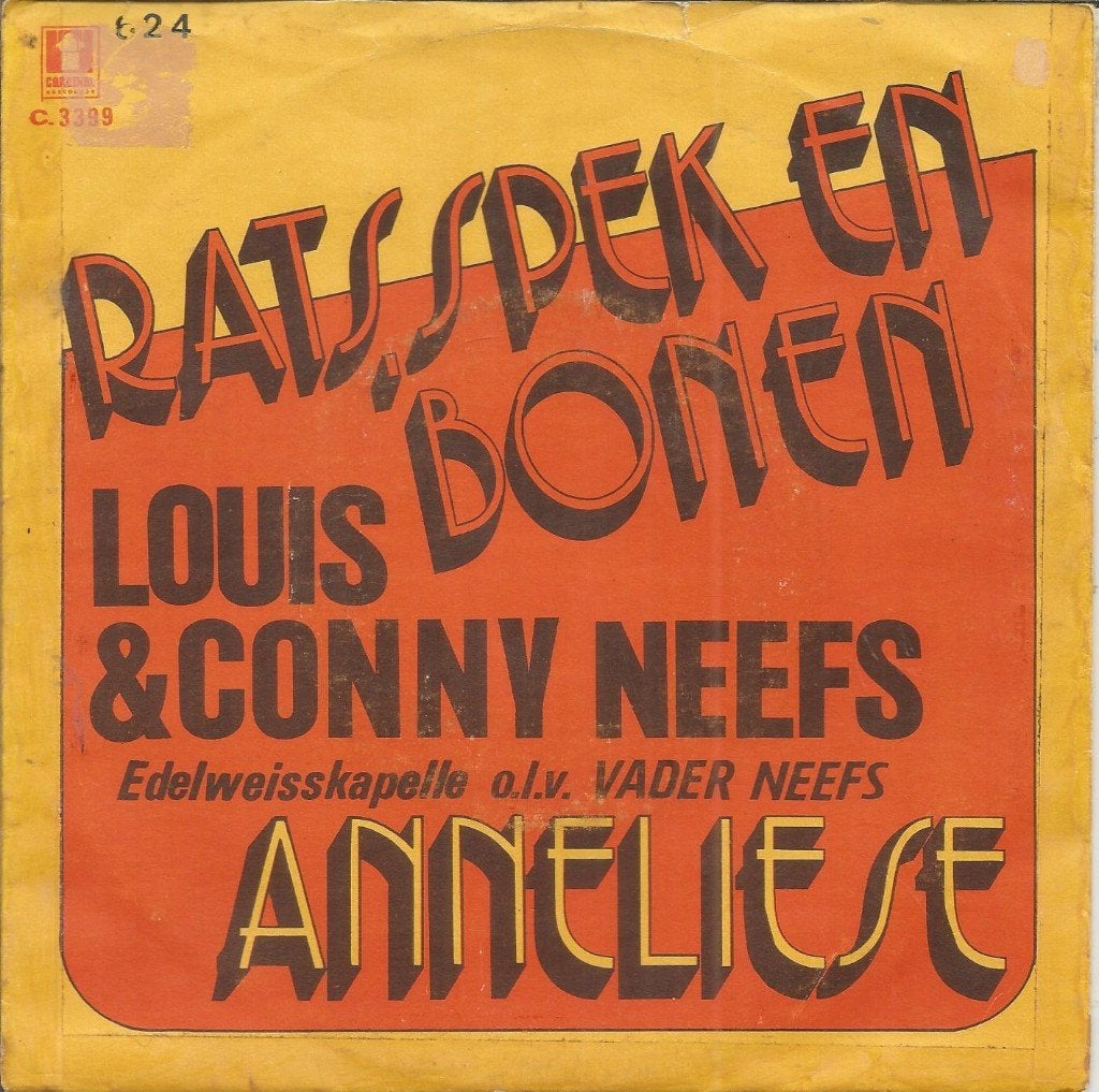 Louis En Conny Neefs – Rats, Spek En Bonen, Fotohoes, 7 inch, Ophalen of Verzenden, Zo goed als nieuw