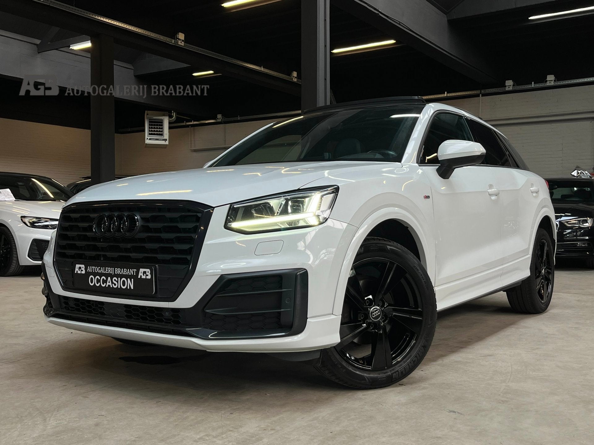 Audi Q2 35 TFSI CoD Sport Pro S-Line Pano/Virtual/Carplay/St, Voorwielaandrijving, 150 pk, Leder en Stof, Wit