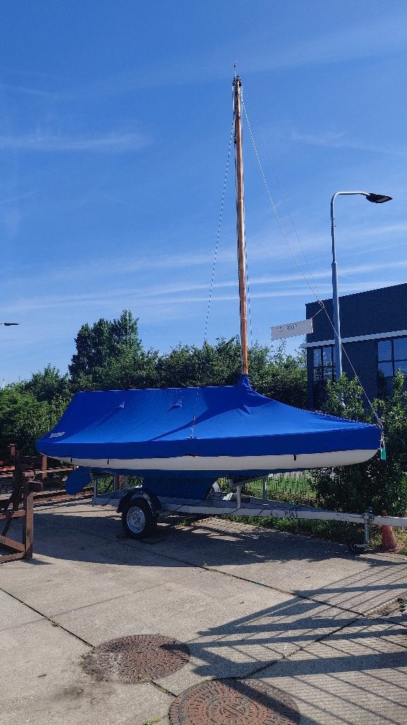 Te koop: Polyester zeilboot, 16m2, Ophalen, Gebruikt, Overige typen, 15 tot 30 m²
