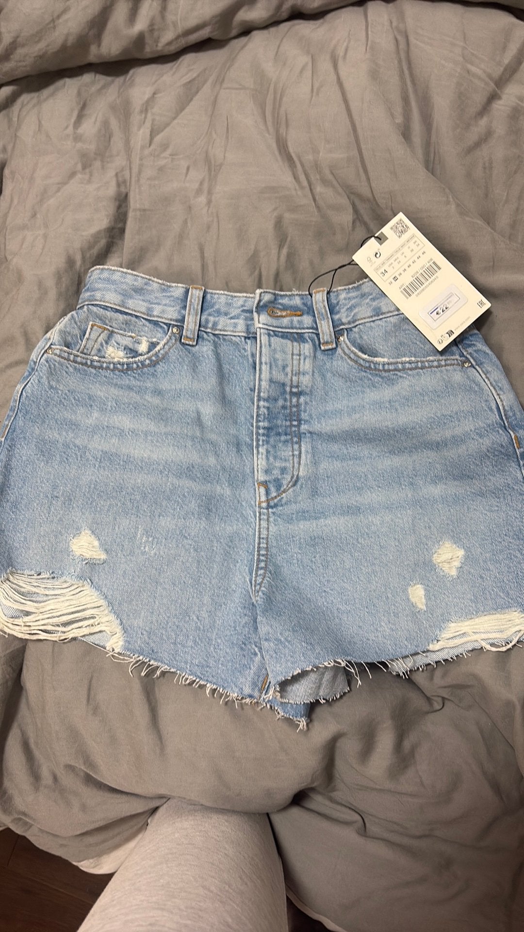 korte zara spijkerbroekje, Kleding | Dames, Kort, Blauw, Nieuw, Ophalen of Verzenden