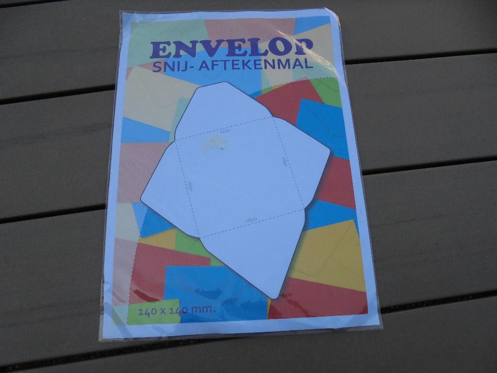 Envelop snij aftekenmal, Ophalen of Verzenden, Nieuw, Overige thema's, Pons of Mal