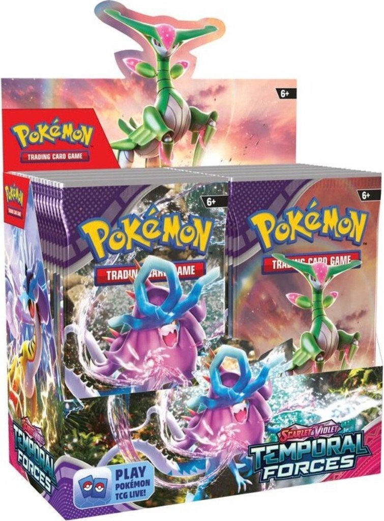 Pokémon Temporal Forces Booster Box, Ophalen of Verzenden, Nieuw, Boosterbox, Foil