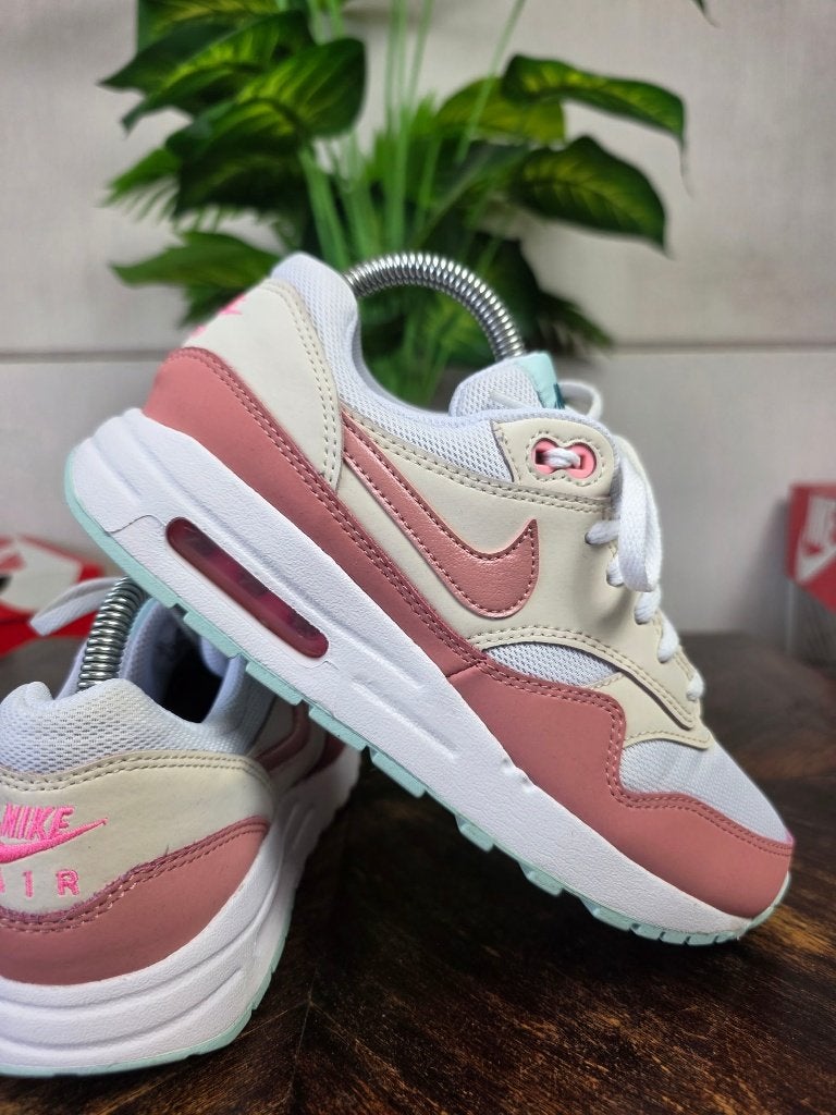 Nike Air Max 1 GS Red Stardust Guava Ice maat 38,5, Nike, Ophalen of Verzenden, Nike, Nike