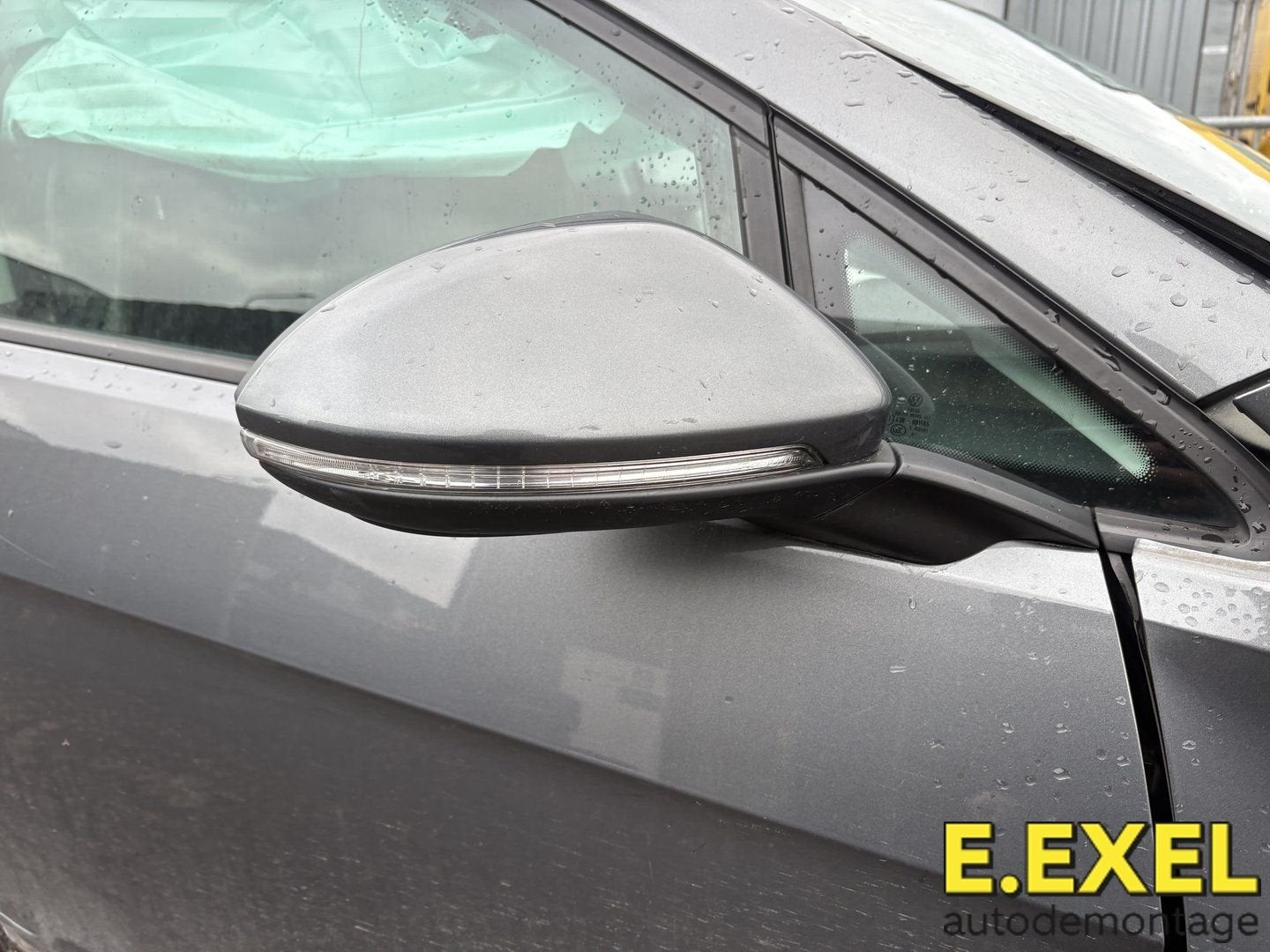 Buiten spiegel rechts Volkswagen Golf 7 VII 2014-20 LR7H, Gebruikt, -, Volkswagen, Ophalen of Verzenden