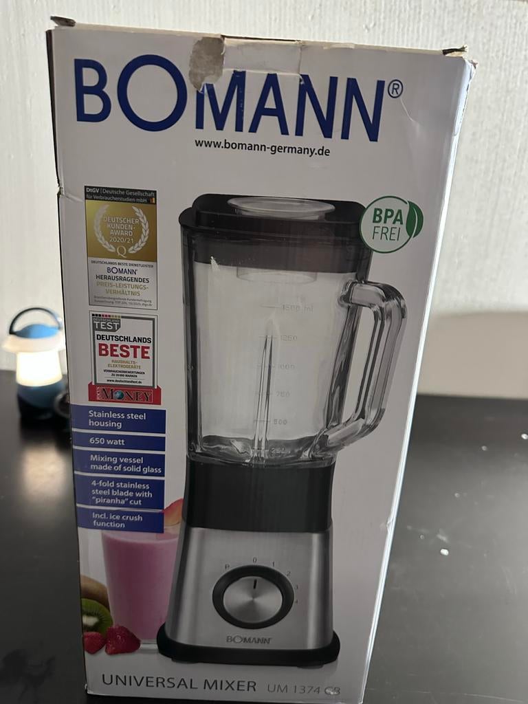 BOMANN Universele Mixer UM 1374 CB - Nieuw in doos, ., Nieuw, Ophalen of Verzenden, Blender
