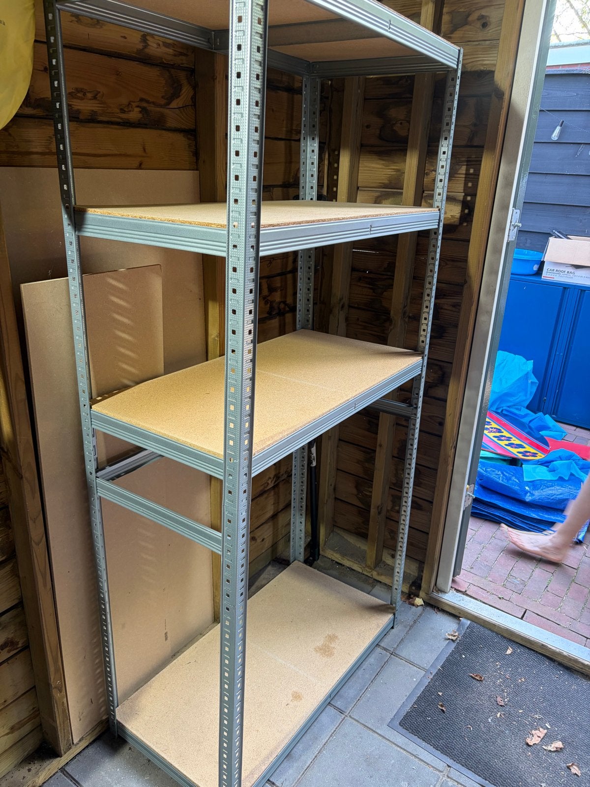 Stevig metalen stellingkast 90x45x178 cm, Ophalen, Gebruikt