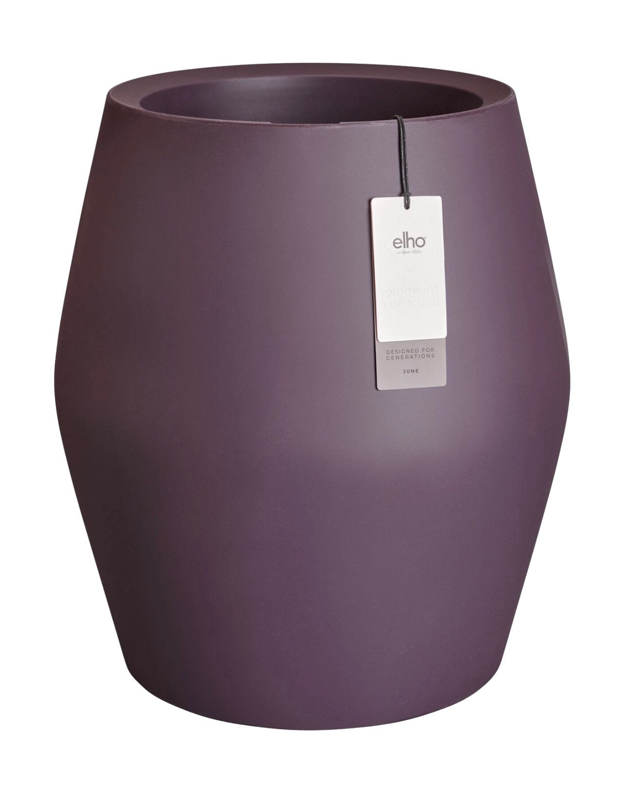 2x Elho June Split bloempot - Vintage Plum, Ophalen, Kunststof, 40 cm of meer, Rond