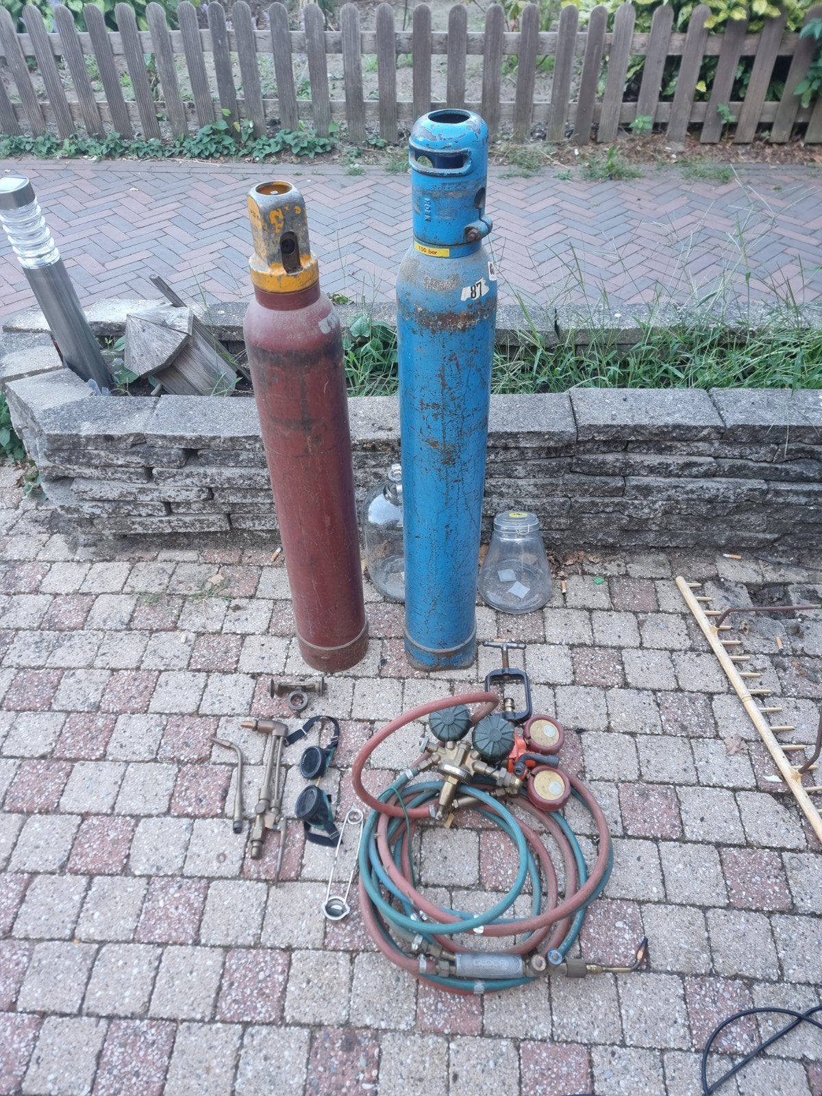 Complete Autogeen Las- en Snijset met Gasflessen, Ophalen, Gebruikt, Overige typen