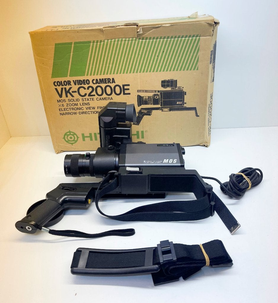 Hitachi VK-C2000E Videocamera+Philips video2000 Recorder set, N, N, Overige soorten, Ophalen of Verzenden