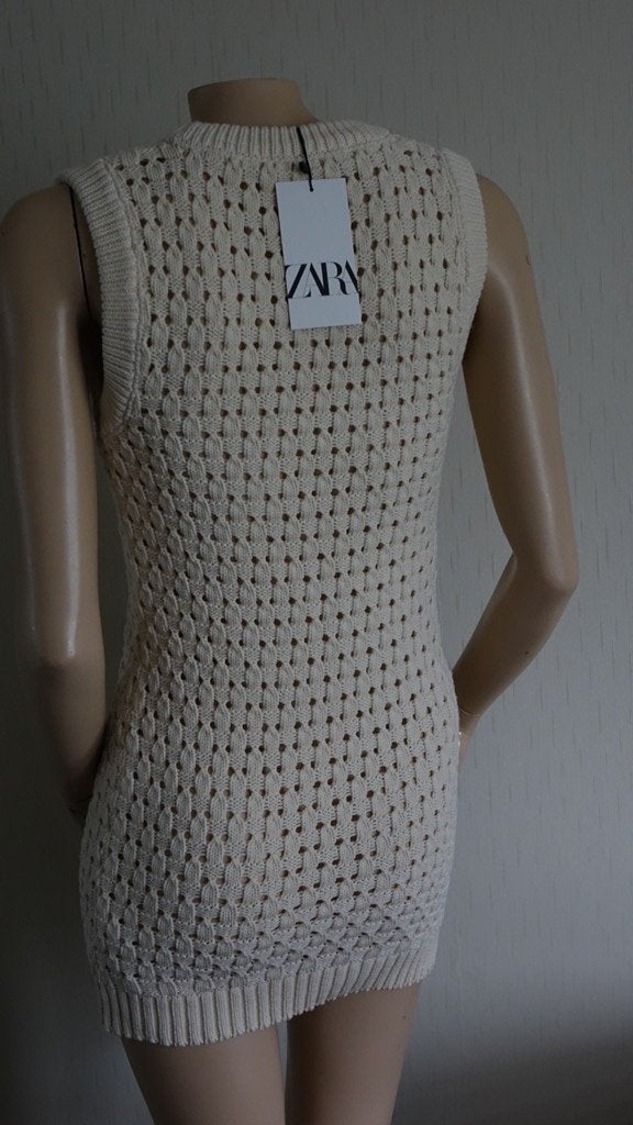 nieuwe lange ZARA top, Maat 38/40 (M), Verzenden, Nieuw, Zonder mouw
