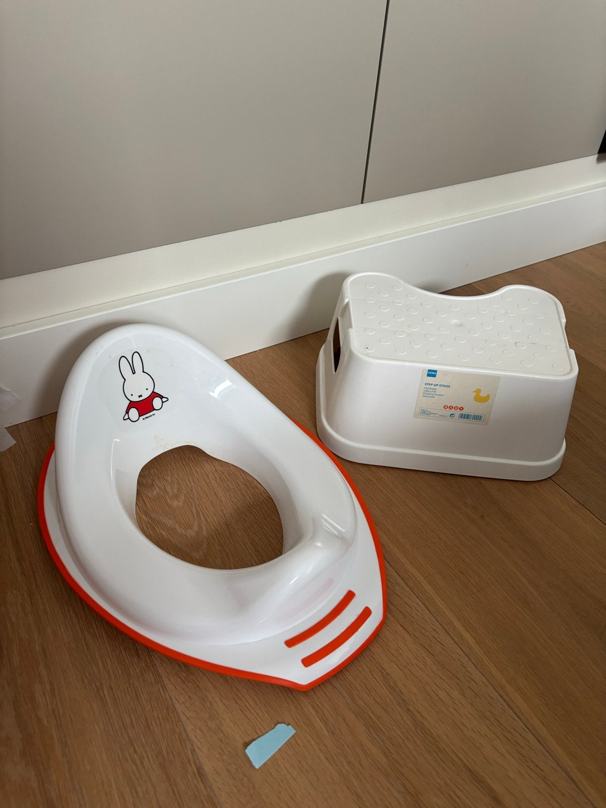 Toiletbril verkleiner en opstapje (Nijntje) - incl verzenden, Ophalen of Verzenden, Gebruikt