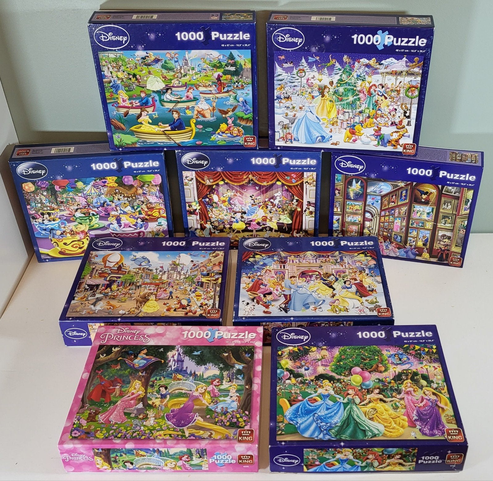 Meerdere Disney Puzzels - 1000 stukjes. Als set of per stuk, Ophalen of Verzenden, 500 t/m 1500 stukjes, Zo goed als nieuw, Legpuzzel
