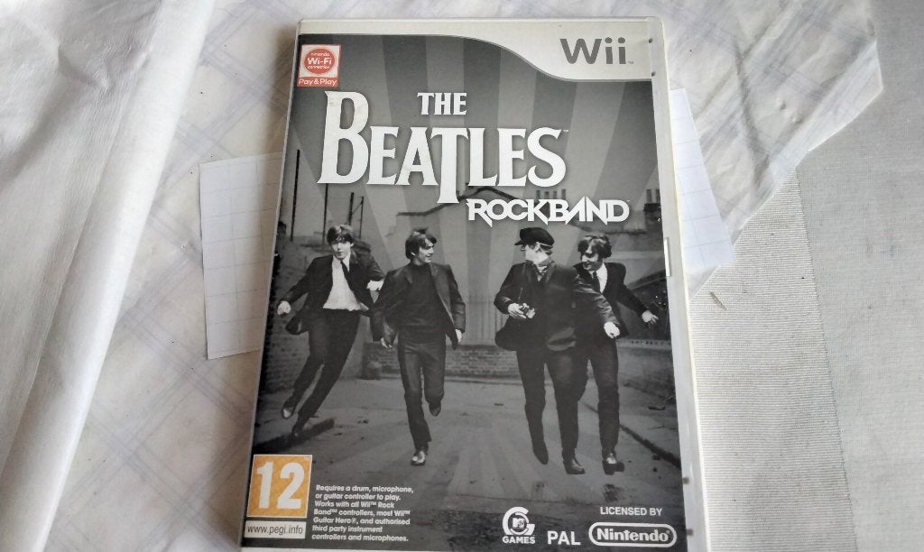 The Beatles: Rock Band voor de Nintendo Wii Game, Ophalen, Muziek, Gebruikt, 3 spelers of meer