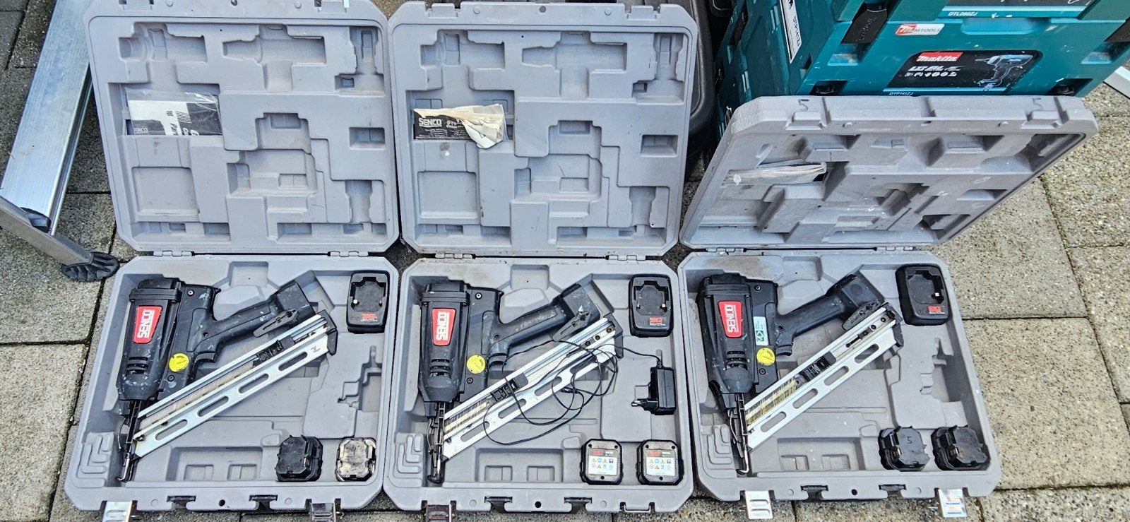 Senco GT65DA tacker met koffer en accessoires (3 stuks), Ophalen, Gebruikt, Tacker/nietmachine, Overige merken