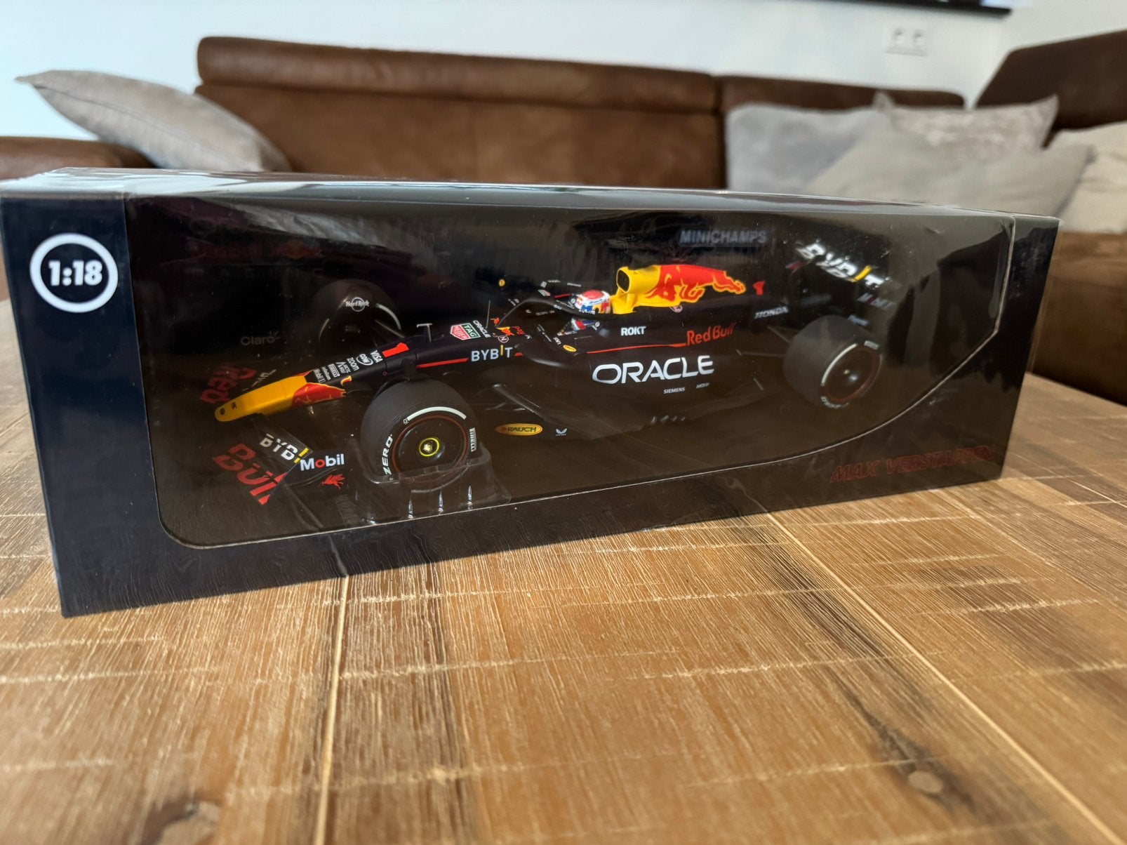 Max Verstappen Special Edition Winner Bahrain GP 2024, Hobby en Vrije tijd, Modelauto's | 1:24, Ophalen of Verzenden, Nieuw, Auto