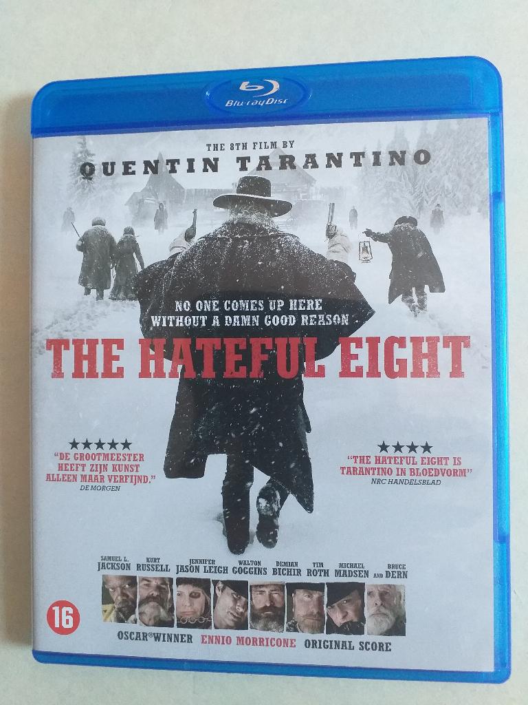 The Hateful Eight Bluray, Ophalen of Verzenden, Zo goed als nieuw, Filmhuis