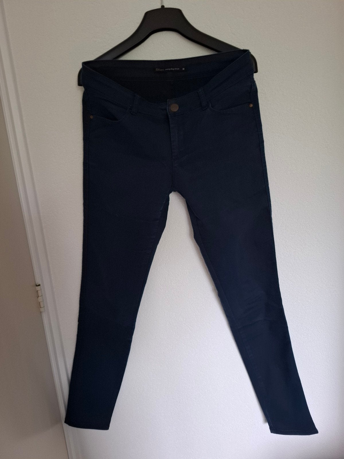 Steps donkerblauwe stretch broek, maat 38, Kleding | Dames, Broeken en Pantalons, Maat 38/40 (M), Blauw, Ophalen of Verzenden