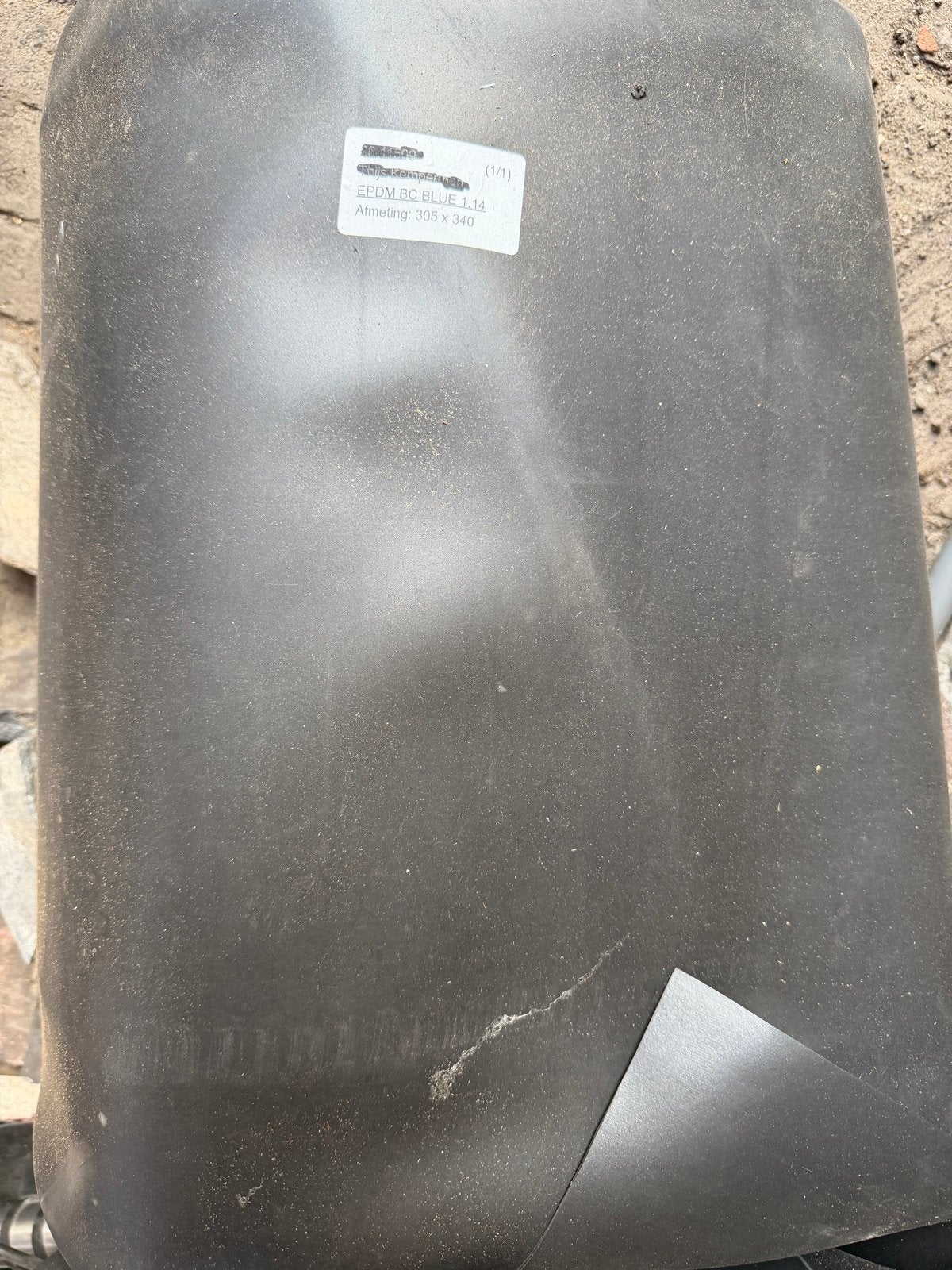 EPDM BC BLUE T 1.14 Folie 305 x 340 cm, Doe-het-zelf en Verbouw, Zeil en Folie, Ophalen, Nieuw, 10 tot 15 m², Folie