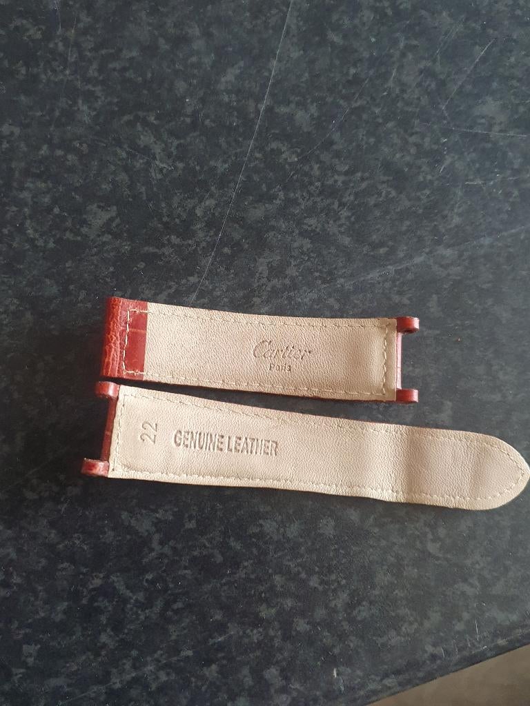 2x Orgineel horlogeband voor Cartier Pasha, Ophalen of Verzenden, Zo goed als nieuw