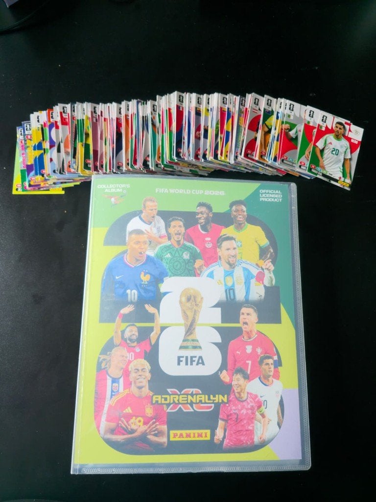 Panini FIFA WK 2026 Adrenalyn XL kaarten (ruilen/kopen), Hobby en Vrije tijd, Stickers en Plaatjes, Verzenden, Zo goed als nieuw