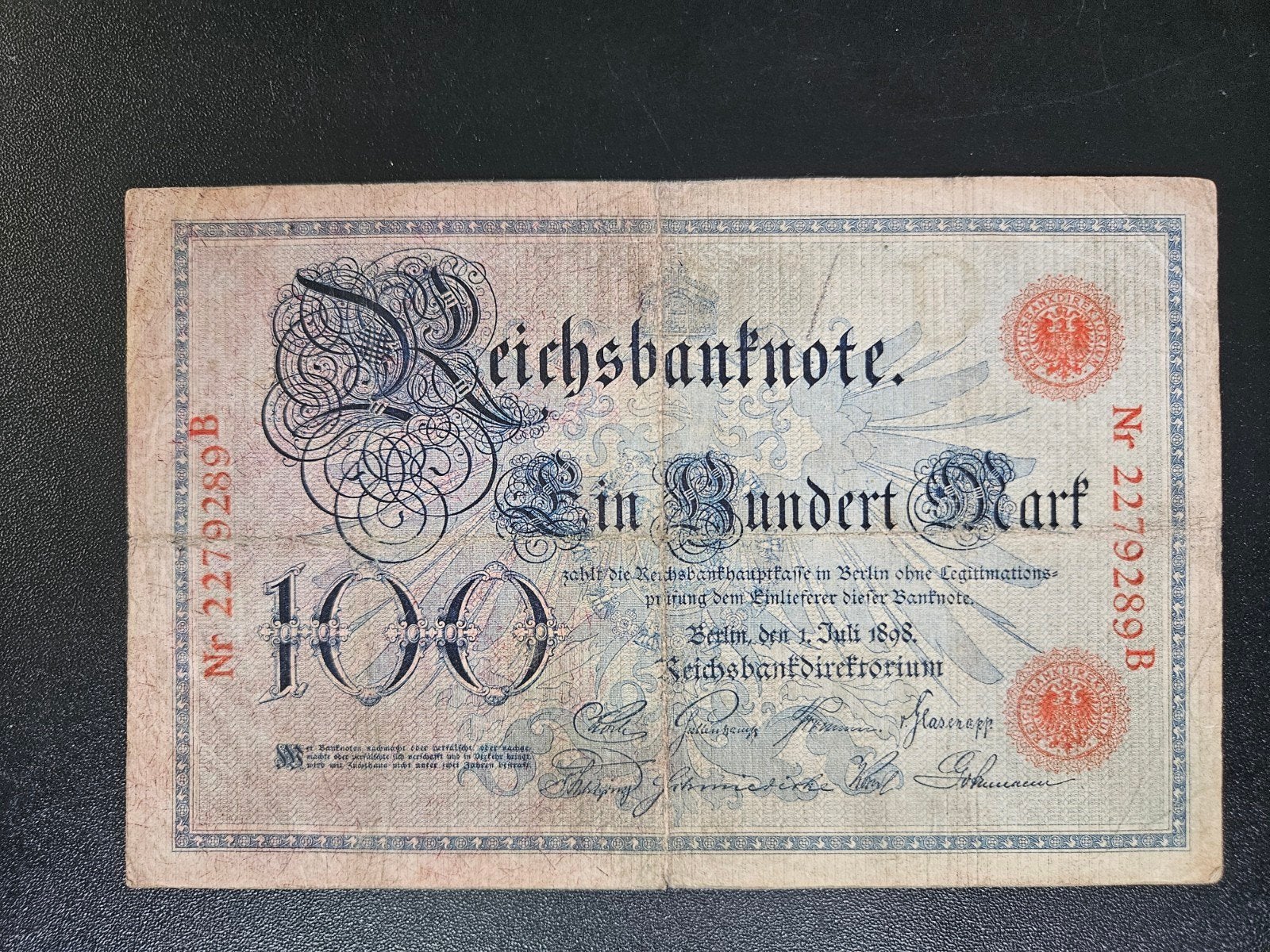 Duitsland pick 20a 1898       2, Ophalen of Verzenden, Duitsland, Los biljet
