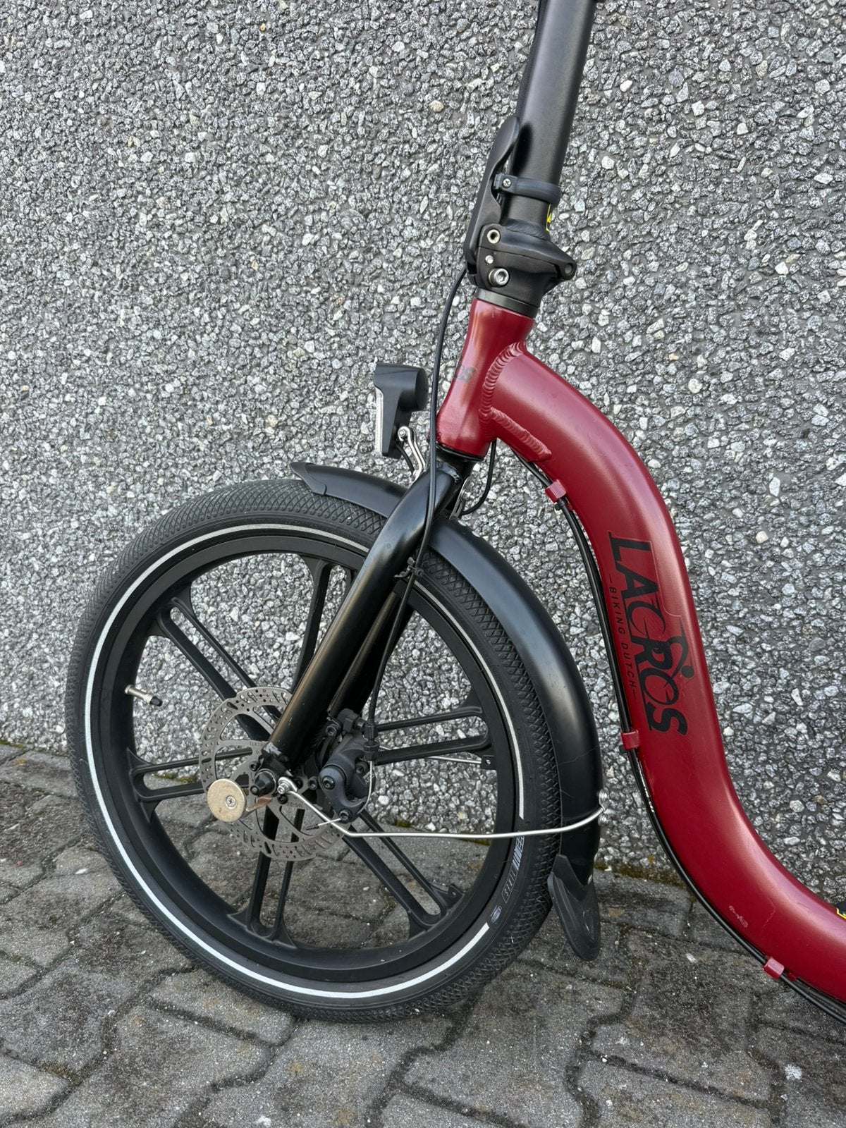 Elektrische vouwfiets Lacros, Overige merken, 20 inch of meer, Gebruikt, Versnellingen