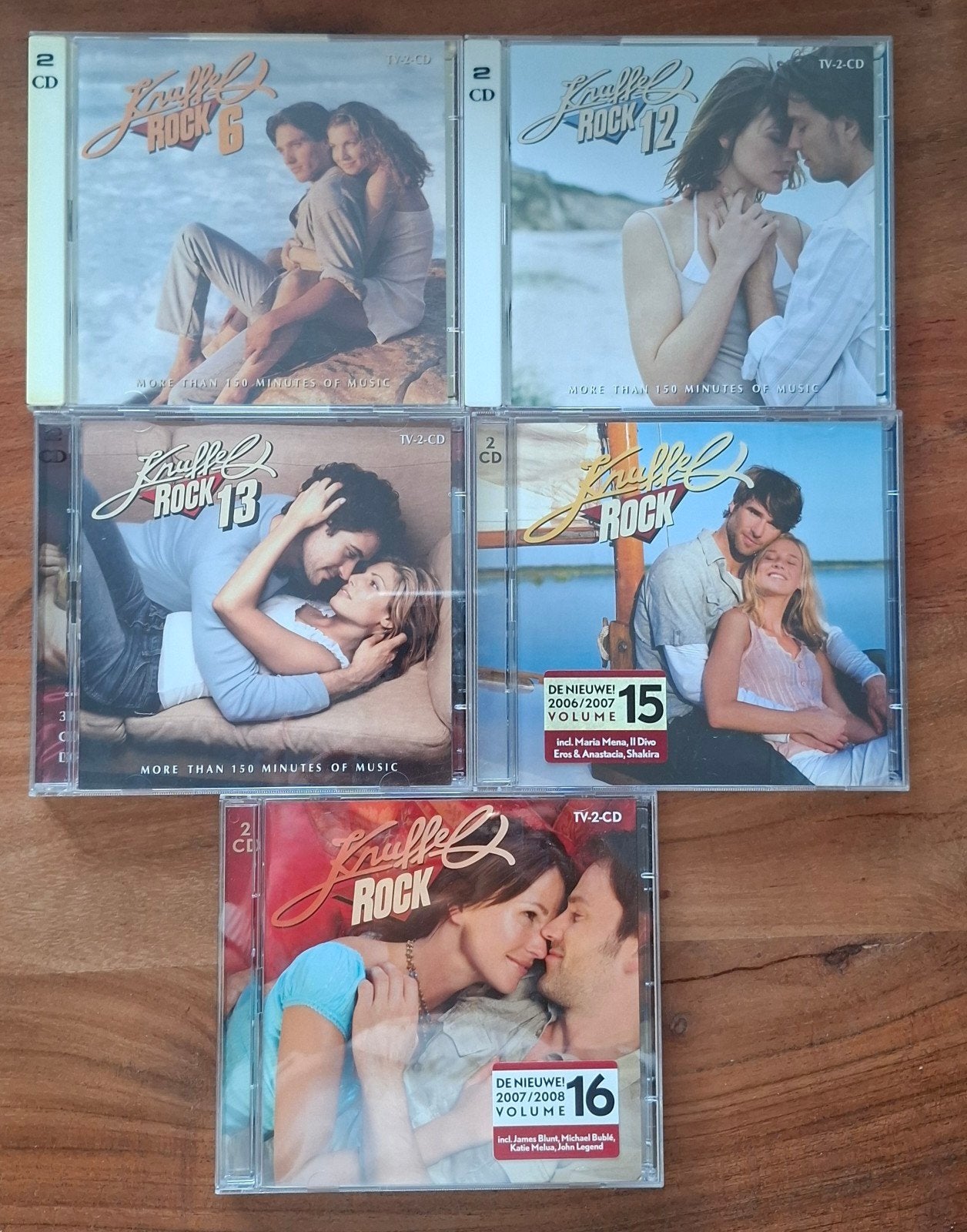 Knuffelrock cd's, Ophalen, Zo goed als nieuw