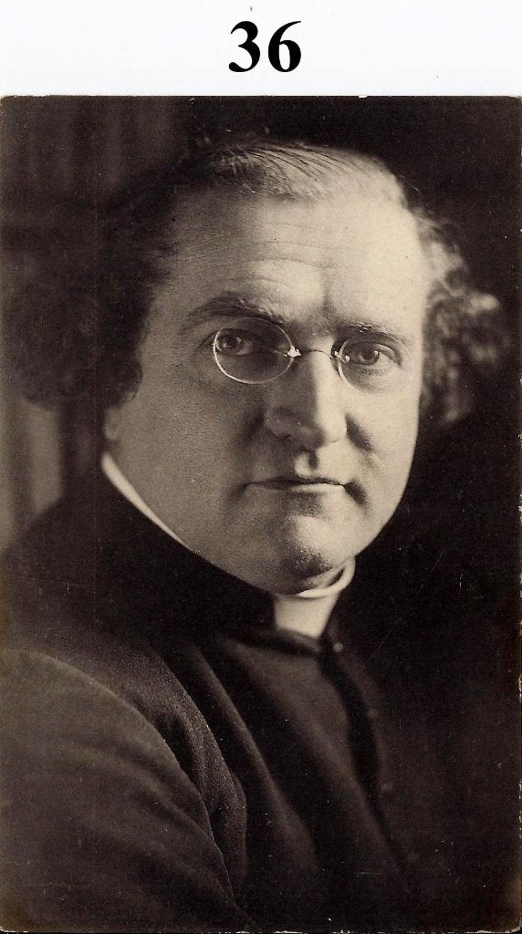 Ka29 ansichtkaart joris eeckhout deynze criticus 1887, Ophalen of Verzenden, 1920 tot 1940, Ongelopen