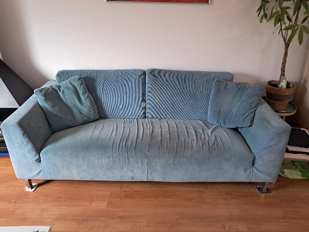 Bank, Ophalen, Gebruikt, Tweepersoons, 75 tot 100 cm
