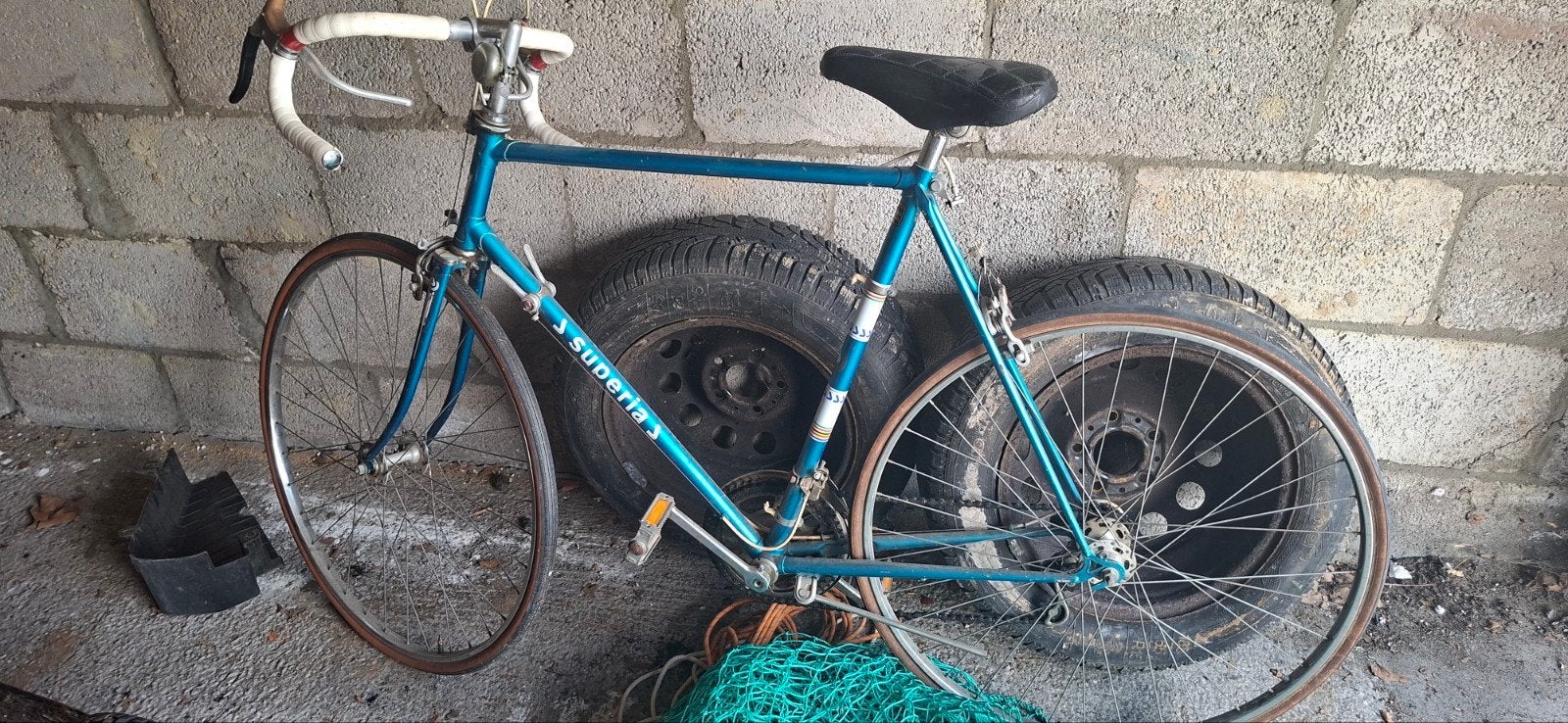 Vintage Superia racefiets, Fietsen en Brommers, Fietsen | Racefietsen, Ophalen of Verzenden