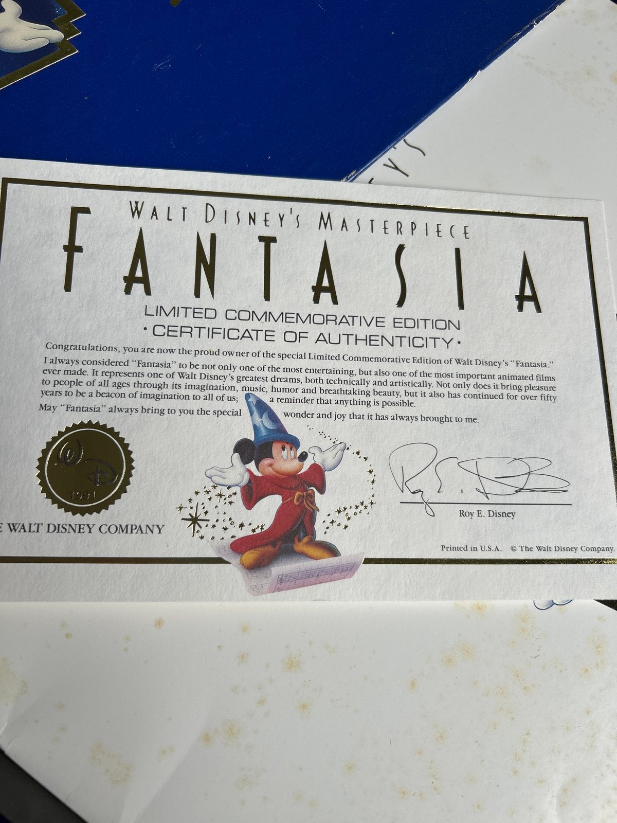 Walt Disney's Fantasia Limited Commemorative Edition VHS, Boxset, Alle leeftijden, Kinderfilm, Ophalen of Verzenden