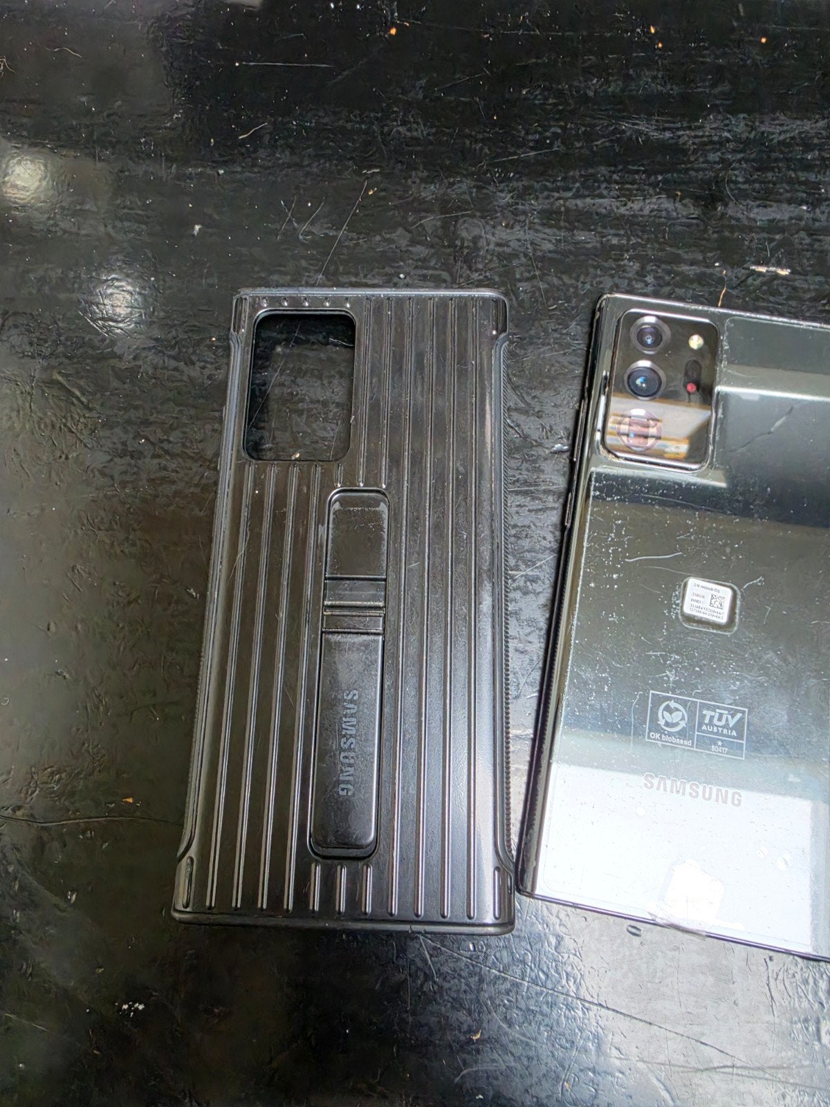 Samsung Galaxy Note20 Ultra 5G er zit wel een groene streep, Telecommunicatie, Mobiele telefoons | Samsung, Gebruikt, Overige modellen