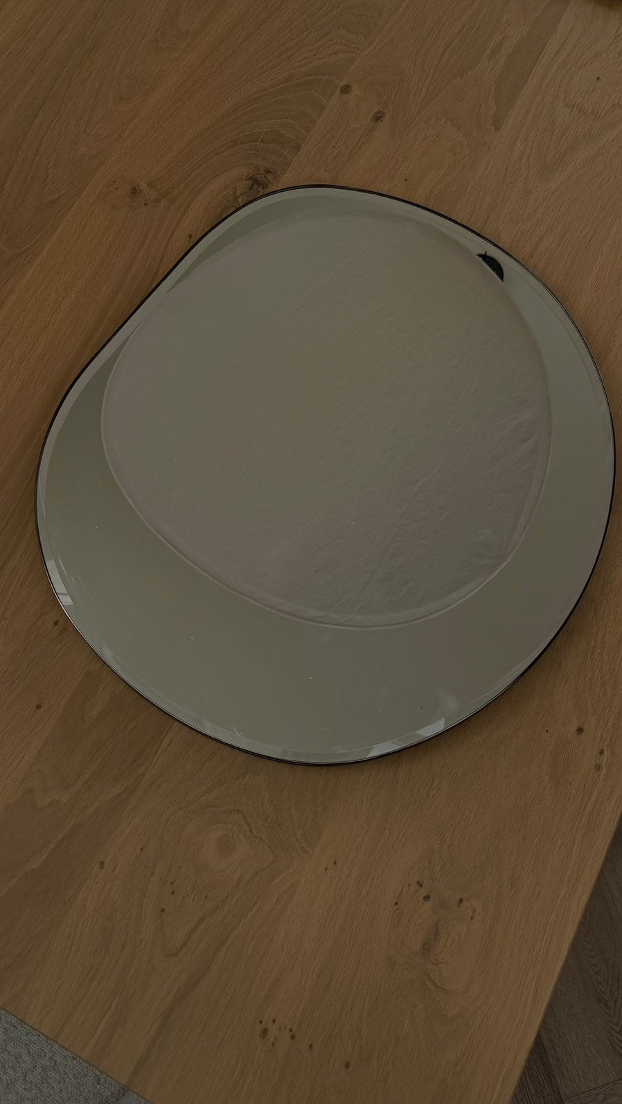 Ferm Living pond mirror S, Minder dan 50 cm, Ophalen of Verzenden, Zo goed als nieuw, Minder dan 100 cm