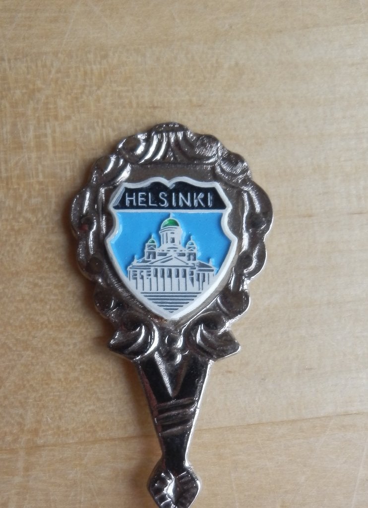 Tl329 theelepeltje helsinki, Ophalen of Verzenden, Zo goed als nieuw, Overige materialen