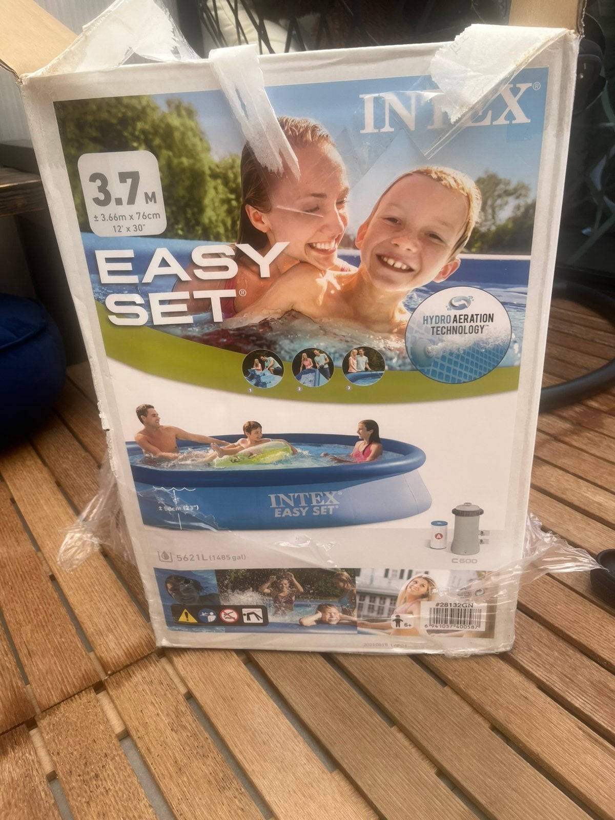 Nieuw zwembad, Tuin en Terras, Zwembaden, Ophalen, Minder dan 80 cm, Opblaaszwembad, Rechthoekig