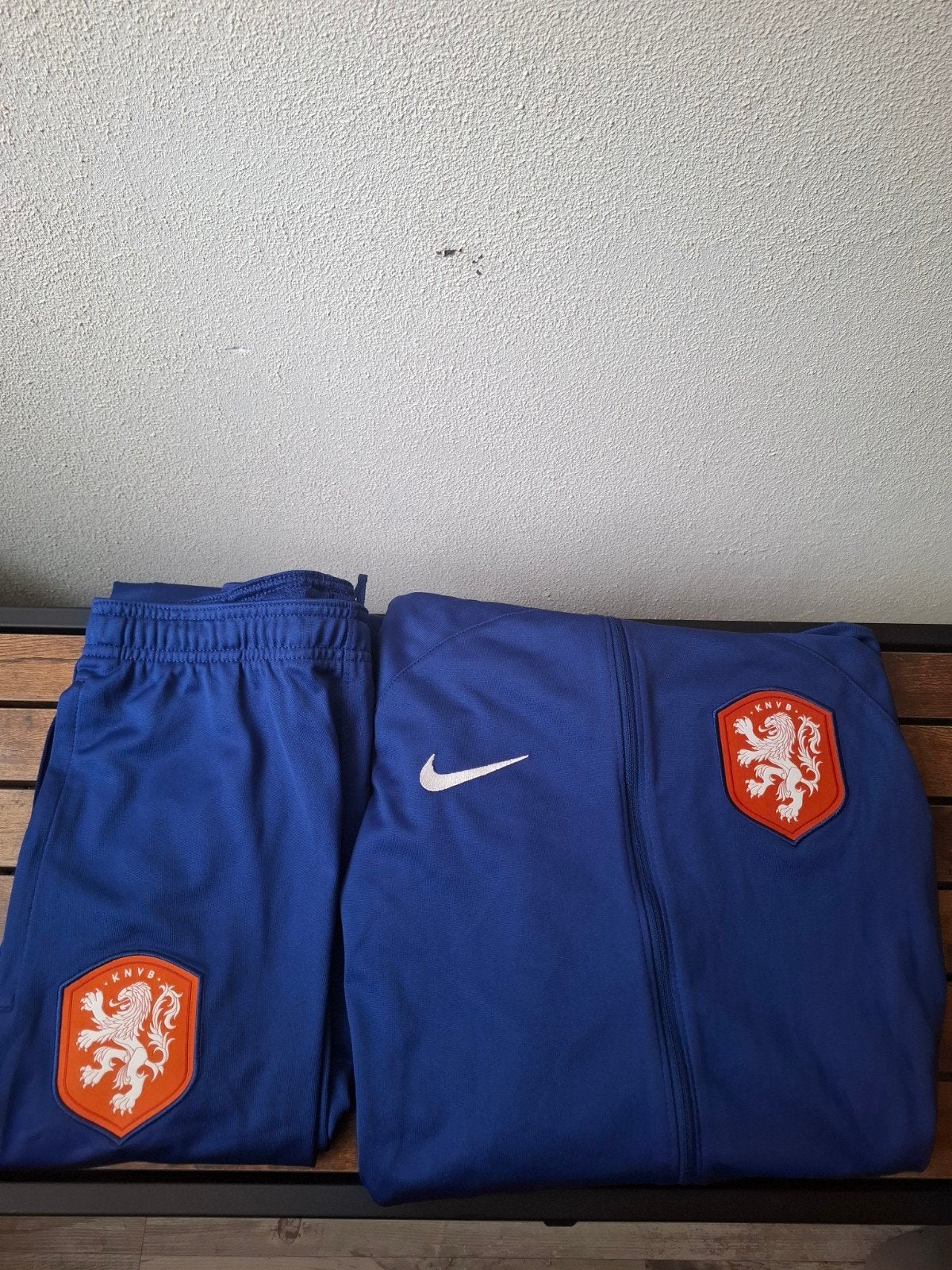 Nike Oranje trainingspak maat 158/170, Ophalen of Verzenden, Zo goed als nieuw, Voetbal