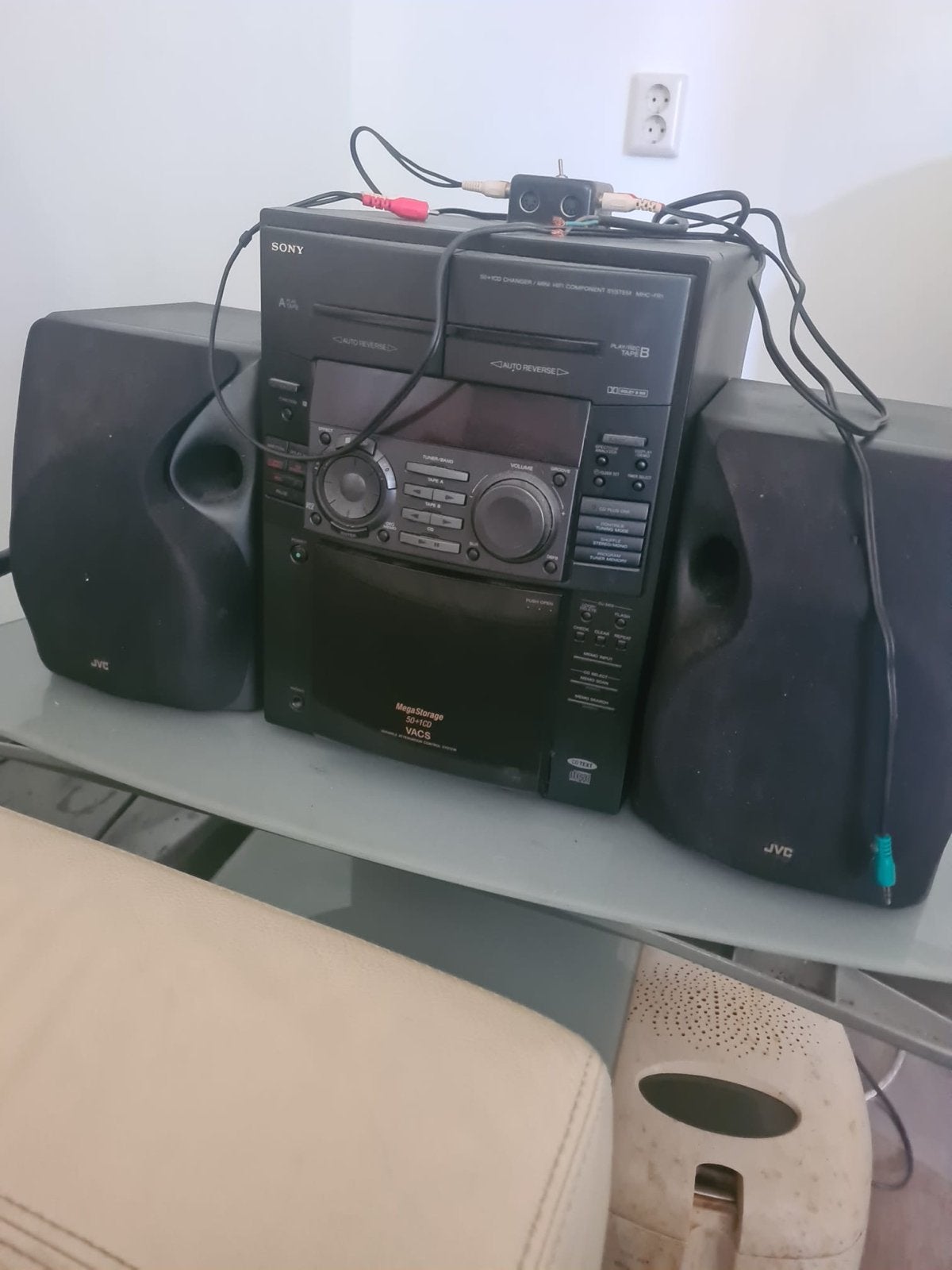 Sony MHC-FR1 stereoset met 50-cd-wisselaar en speakers, Ophalen, Cassettedeck, Losse componenten, Sony