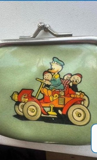 Vintage  kinder portomone, Ophalen of Verzenden, Zo goed als nieuw